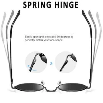 Trendy Joopin Round Sunglasses with UV Protection for All