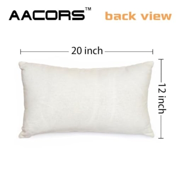 AACORS Ghost Halloween Pillow Cover 12x20 Decorative