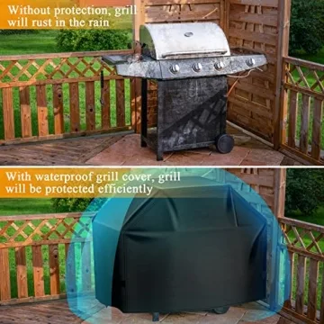 55-Inch Waterproof BBQ Grill Cover for Gas Grills