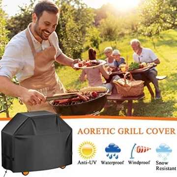 55-Inch Waterproof BBQ Grill Cover for Gas Grills