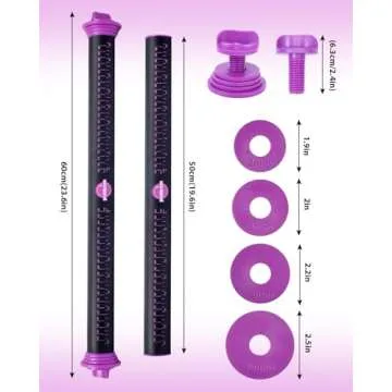 PROKITCHEN Silicone Rolling Pin for Easy Baking