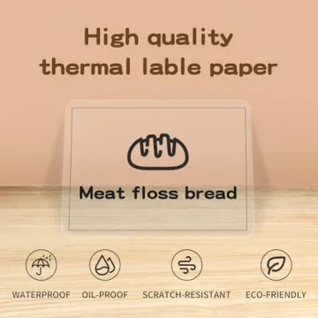 NIIMBOT Label Maker Tape - 1.57" x 1.18" Clear Labels