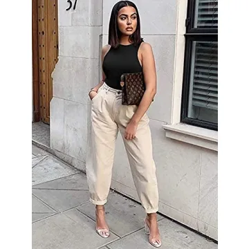 BONITEE Women's Sexy High Neck Bodysuit for Stylish Moments