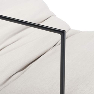 Safavieh Portland Ivory Black Pillow Top Accent Chair