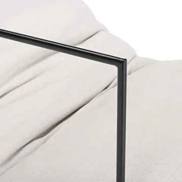 Safavieh Portland Ivory Black Pillow Top Accent Chair