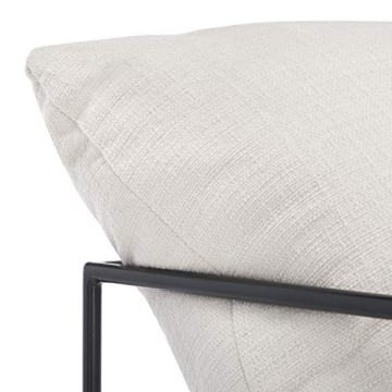 Safavieh Portland Ivory Black Pillow Top Accent Chair