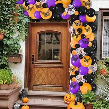 SAOROPEB 3D Butterfly Decor 48 Pcs Metallic Removable Stickers