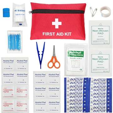 MINILOP 2 Packs First Aid Kit - Portable Medical Emergency Kit