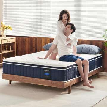 Coolvie King Mattress - 12" Hybrid with Pocket Springs