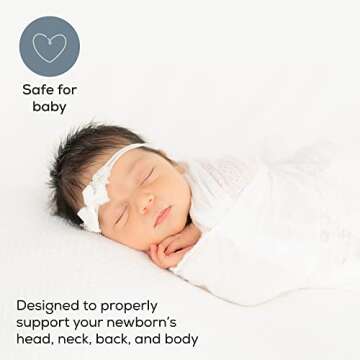 First Landings Newborn Photo Props Butterfly Wedge Posing Pillow - Soft Baby Photoshoot Props for In...