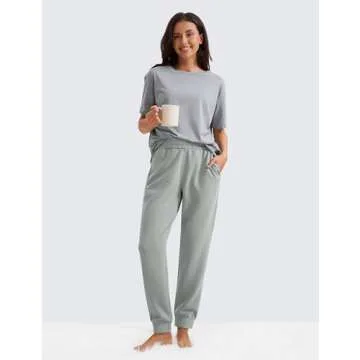 CRZ YOGA Women’s High Waisted Joggers with Pockets