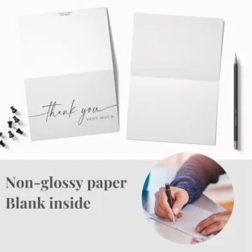 Premium Thank You Cards Set with Envelopes and Stickers