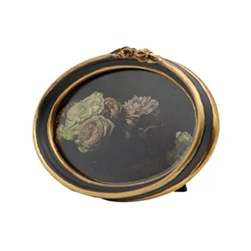 CISOO Vintage Oval Picture Frame 5x7 Elegant Home Decor
