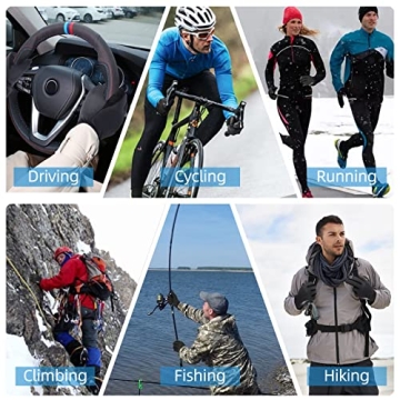 BONFAD Touchscreen Winter Gloves for All Outdoor Activities