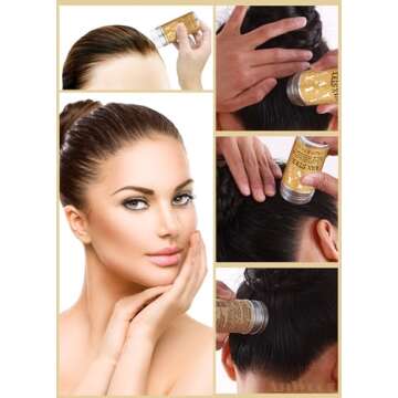 Hair Wax Stick, 2PCS - Non-Greasy, Frizz Control Wax