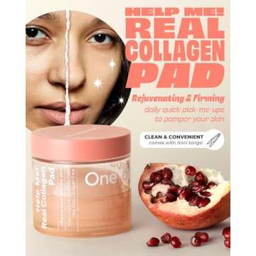 [One Day's You] Help Me! Real Collagen Pad, 70 pads, Skin Firming, Skin Moisturizing, Elasticity, El...