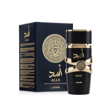 Lattafa Asad Unisex Eau de Parfum 3.4 Ounce Spray