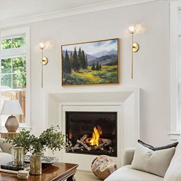 Modern Gold Crystal Wall Sconce for Elegant Spaces