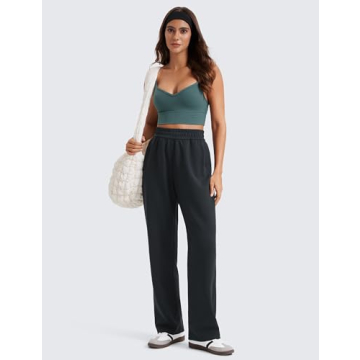 CRZ YOGA SoftAura Wide Leg Sweatpants - Stylish Comfort!