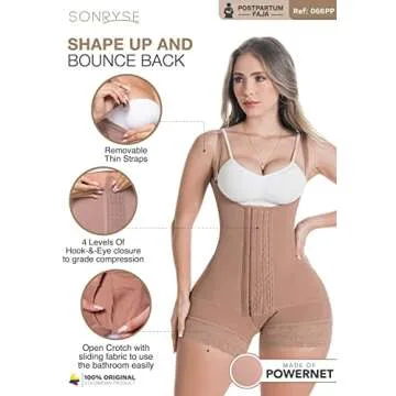 Sonryse Fajas Colombianas Postparto Cesarea Postpartum Girdle Stage 2 Faja Tummy Control For Women