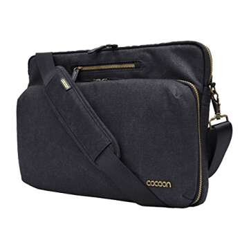 Cocoon MMS2604BK Urban Adventure 16" Messenger Sling with Built-in Grid-IT!® Organizer (Black)