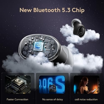 SmartDevil Wireless Bluetooth 5.3 Earbuds - Noise Cancelling