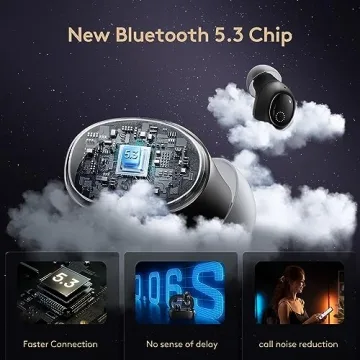 SmartDevil Wireless Bluetooth 5.3 Earbuds - Noise Cancelling