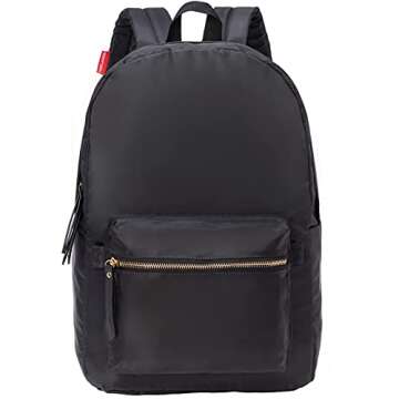 HawLander Lightweight Stylish School Backpack, Functional & Elegant
