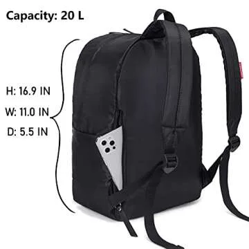 HawLander Stylish Lightweight Backapck for Work and School