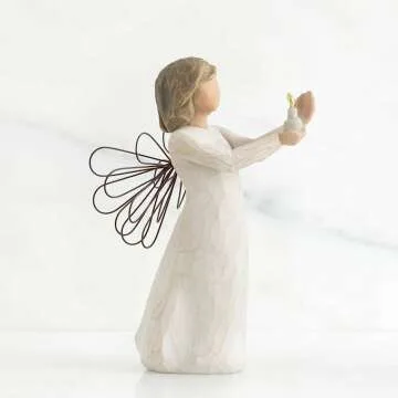 Sculpted Angle Figure - Elegant Home Decor