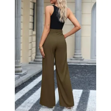 Buy Dokotoo High Waisted Wide Leg Pants for Women
