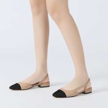 Elegant Athlefit Slingback Flats for Women