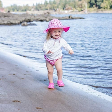 Reusable Swim Diaper for Toddler Girls - Light Pink Stripe