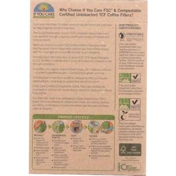 If You Care FSC Unbleached No 2 Coffee Filters – 100 Count