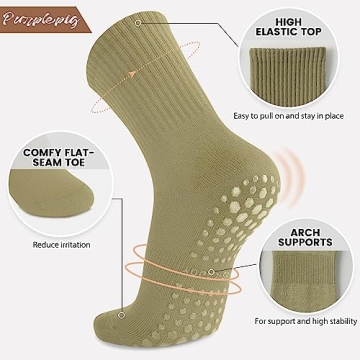 FlexFit Pilates Socks: Comfort and Grip for Fitness and More