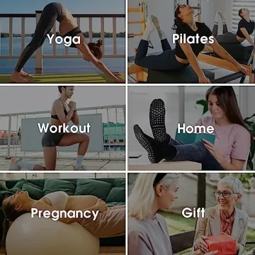 FlexFit Pilates Socks: Comfort and Grip for Fitness and More