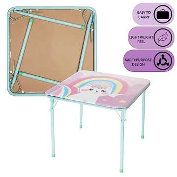 Heritage Kids Caticorn 3 Piece Table and Chair Set for Kids