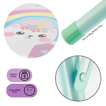 Heritage Kids Caticorn 3 Piece Table and Chair Set for Kids