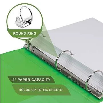 Samsill Plant-Based Eco-Friendly Binder Set in Fashion Colors