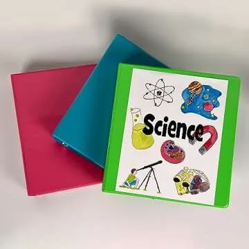 Samsill Plant-Based Eco-Friendly Binder Set in Fashion Colors