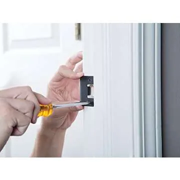 SCHLAGE F10PLY609ADD F10-PLY-ADD Plymouth Passage Door Knob Set with Decorative Addison Trim