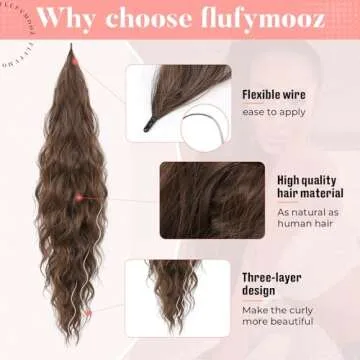Flufymooz Flexible Ponytail Extension for Women