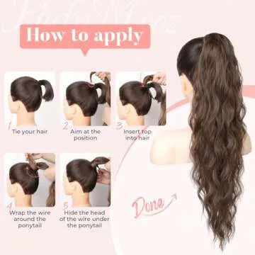 Flufymooz Flexible Ponytail Extension for Women