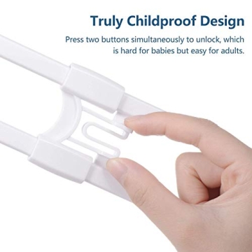 Adoric Sliding Cabinet Locks for Child and Pet Safety