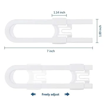 Adoric Sliding Cabinet Locks for Child and Pet Safety