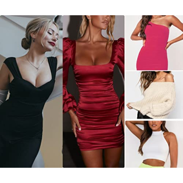 Plusexy Women's Multiway Push Up Strapless Bra