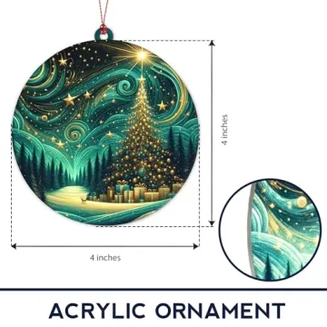 Christmas Ornament 2025 Northern Lights Beautiful Gift