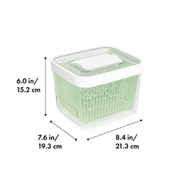 Keep Produce Fresh with OXO GreenSaver Keeper - 4.3 Qt