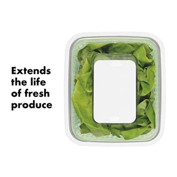Keep Produce Fresh with OXO GreenSaver Keeper - 4.3 Qt