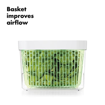 Keep Produce Fresh with OXO GreenSaver Keeper - 4.3 Qt